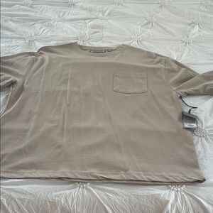 Men's Classic Tan Long Sleeve Tee